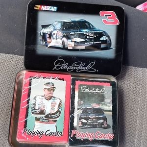 Dale Earnhardt  two decks of playing cards, cards never been open,